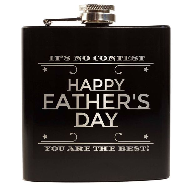 Gin Tribe - Hip Flask For Dad - No Contest