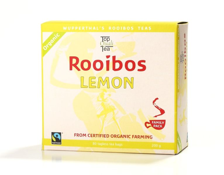 TopQualiTea Rooibos Lemon Tea Bags