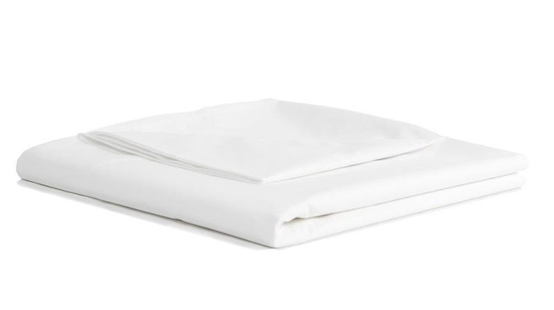 Hazlo Flat Sheet 100% Cotton 300TC - White