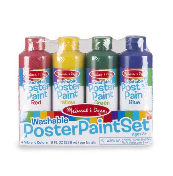 Melissa &amp; Doug Poster Painting - 4 Bottle Pack