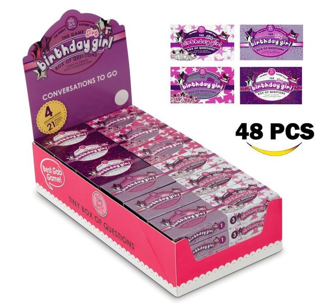 Birthday Girl Tiny Party Favours (48 Unit Display)