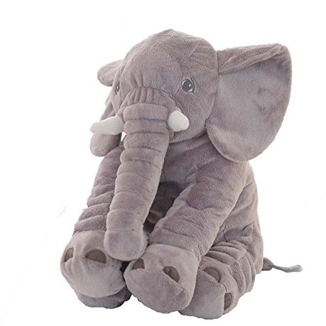 FOM Toys Stuffed Elephant Plush Pillow 