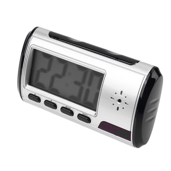 Spy Hidden Video Camera Clock with Motion Detection &amp; Remote Control