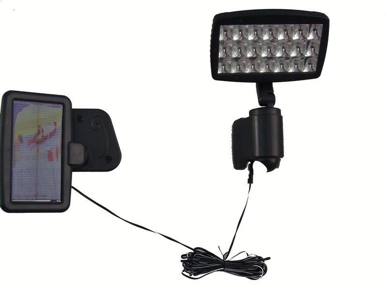 Solar LED Outdoor Garden Wall Flood Light with Day/Night Sensor