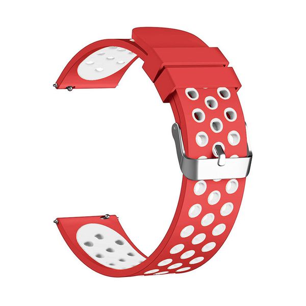 Sports Band for Fitbit Versa - Red &amp; White