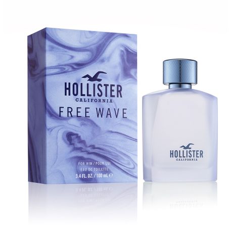 perfume hollister free wave for her feminino eau de parfum