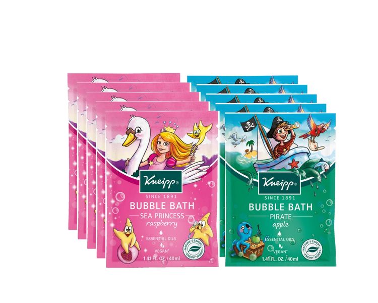 Kneipp Kids Bubble Bath Gift Set Princesses &amp; Pirates