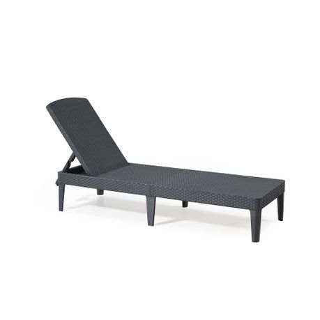 plastic reclining sun lounger