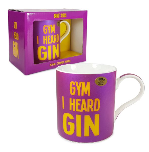 Gin Tribe - Novelty Coffee Mug - Gym? I Heard Gin
