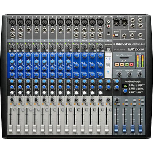 Presonus StudioLive AR16 USB - 16 Channel Digital/Analogue Recording Mixer