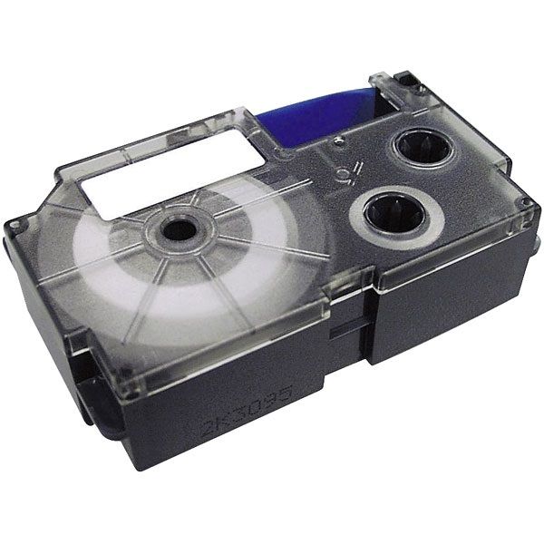 Casio XR-6X1 6mm x 8m Black on Clear Label Tape