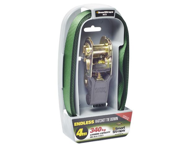 Smart Straps Ratchet Tie Down End Pad - Green (4m)