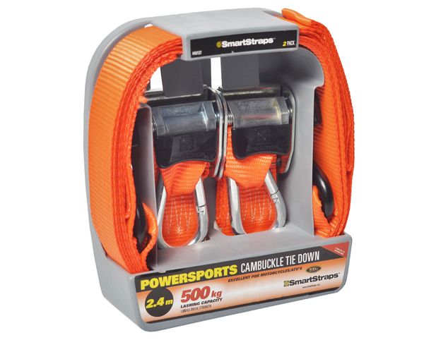 Smart Straps Powersports Tie Down Cambuckle - Orange