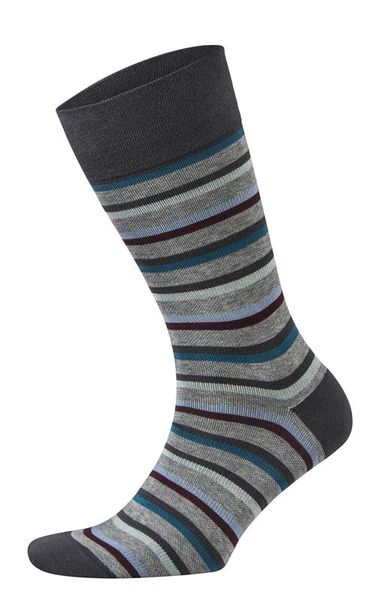 Falke Men's Sensitive Stripe Fog Socks - (Size: 10-12)