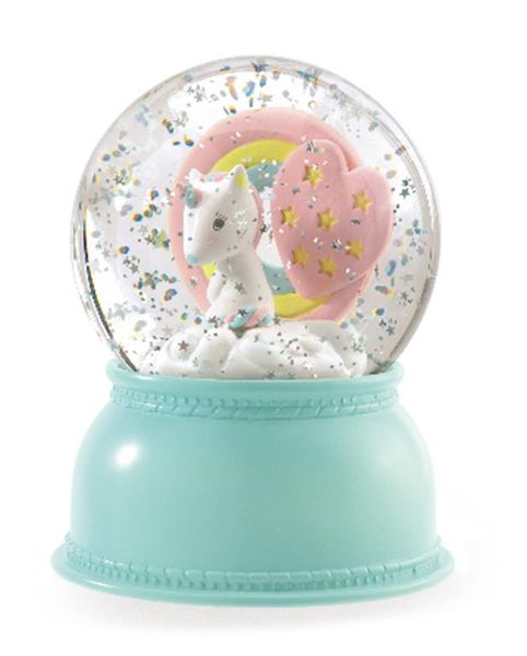 Djeco Unicorn Night Light with Timer &amp; Snowglobe Function