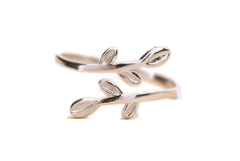 Leaf Sterling Silver Ring