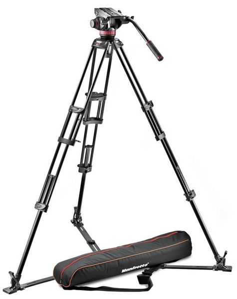 Manfrotto Pro Video Aluminium Kit MVH502A Head &amp; 546GB Tripod