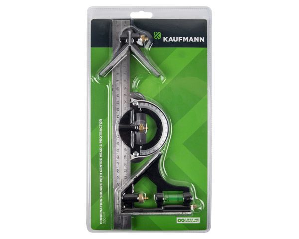 Kaufmann - Combination Square - Center &amp; Angle - 300mm