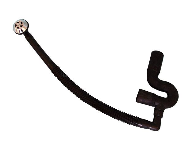 Bath &amp; Overflow Rubber Trap - 38 x 38mm