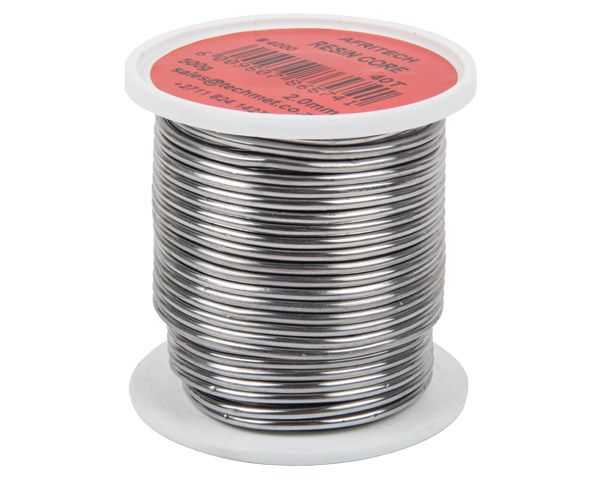 Resin Core 40% Tin Solder Wire - 500g, 2mm