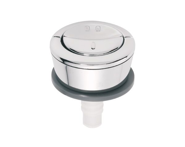 Wirquin Chrome Plated Dual Top Flush Button