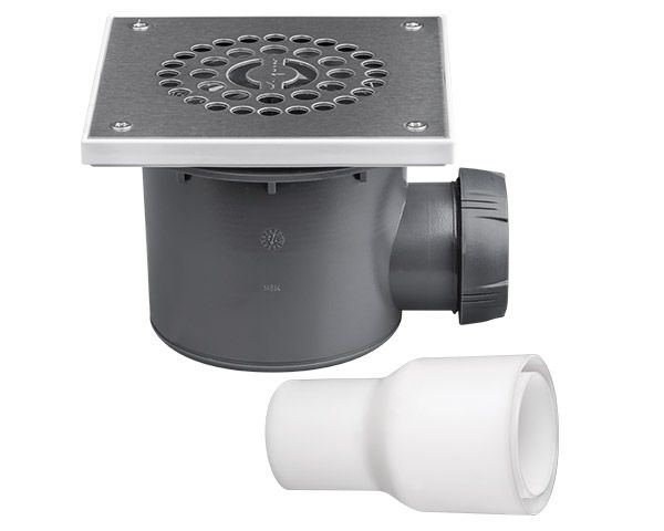 Wirquin Tourbillon Stainless Steel Shower Waste Trap