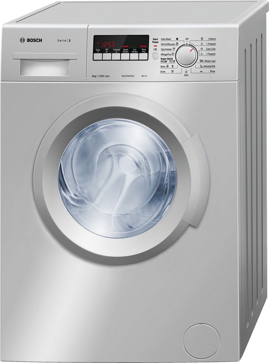 Bosch 6kg Front Loader Washing Machine Silver Buy Online in South Africa