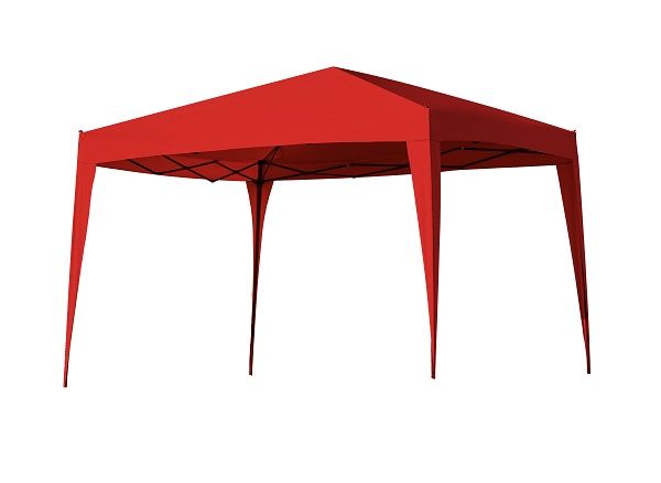 Hazlo 3M Instant Pop Up Gazebo Tent With Leg Cover - Red