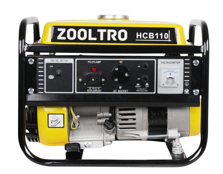 Zooltro 1.2kVA Pull Start Petrol Generator - 1000W / 1100W