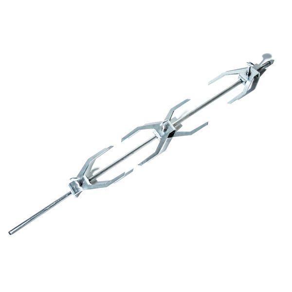 TP Single Stainless Steel Shaft &amp; Prongset - rotisserie