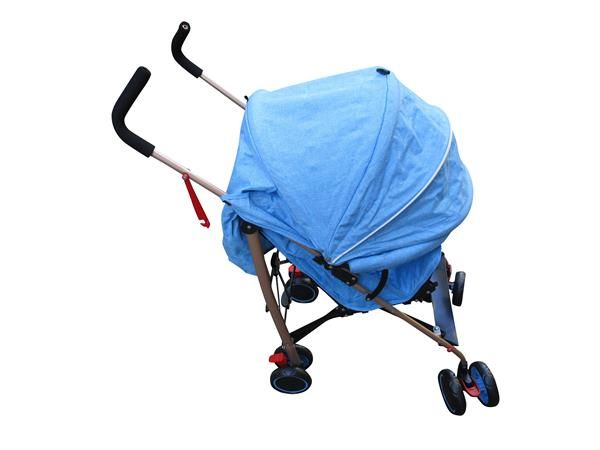 Baby Stroller Pram with Multi-position Backrest &amp; Footrest - Purple