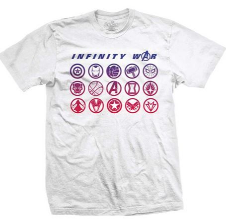 Avengers Infinity War: All Icons Blend Men's T-Shirt (Parallel Import)