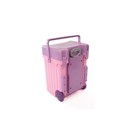 Cadii School Bag with Lilac Lid \u0026 Pink 