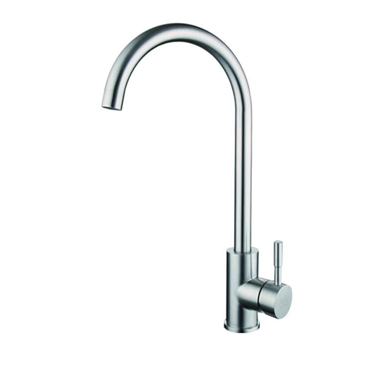 Stainless Steel Single Handle Kitchen Sink Faucet | Shop Today. Get it ...