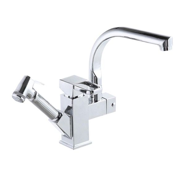 Kitchen Pull Out Spray Swivel Mixer Tap
