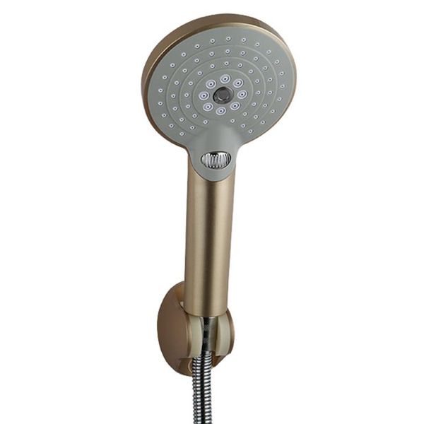 5 Functions Rainfall Round Hand Held Shower Head