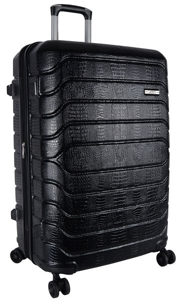 Voss ABS 75cm Hard Case 4 Wheels - Black