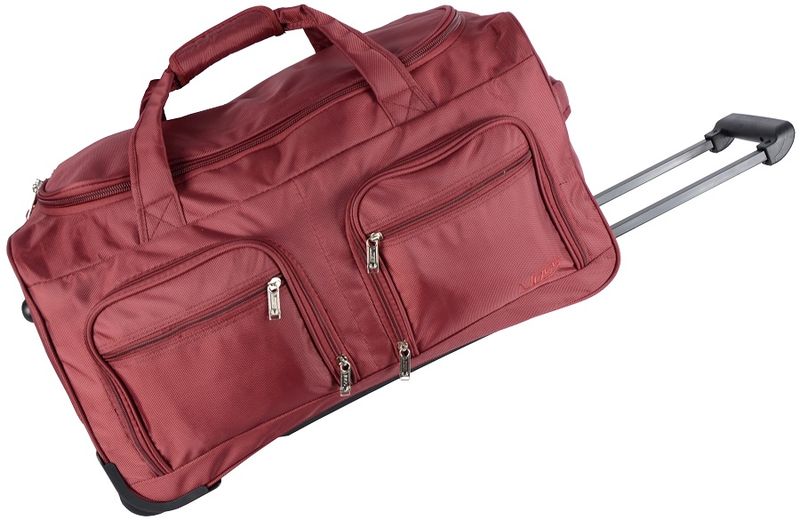 Voss 1680D 60cm Nylon Case 2 Wheels - Maroon
