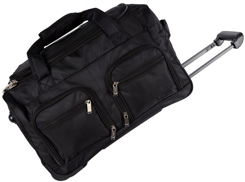 Voss 1680D 50cm Nylon Case 2 Wheels - Black