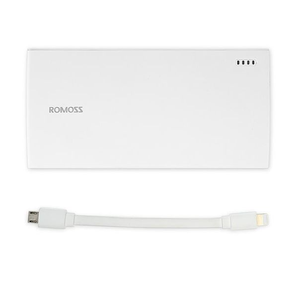 Romoss Skinny 3000mAh Power Bank - White