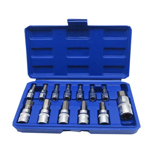 Hex Bit Socket Set - 13 Piece