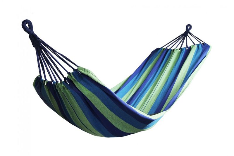 Fine Living Hammock Single Bed - Blue &amp; Green