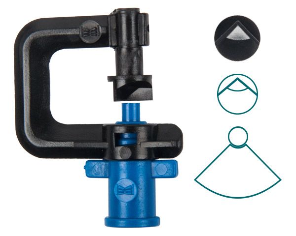 Rainjet 90D Micro Mister Head 1.3mm - Black