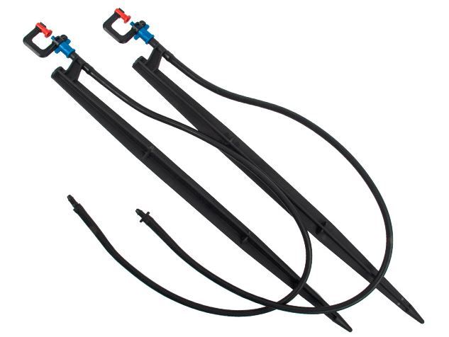 Rainjet Complete Microjet 360 Spreader - Black (Bulk Pack of 2 x 10)