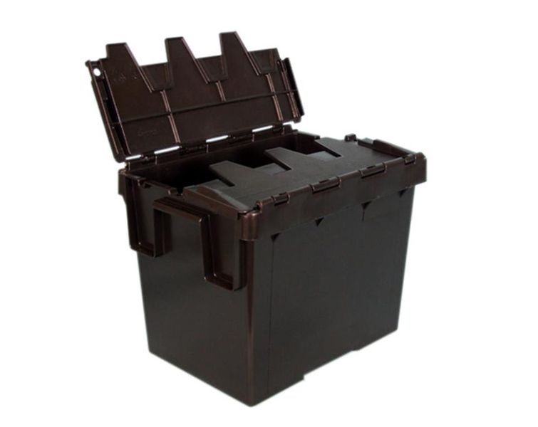 MPact Black Crate with Lid - 26L (400 x 297 x 315mm)