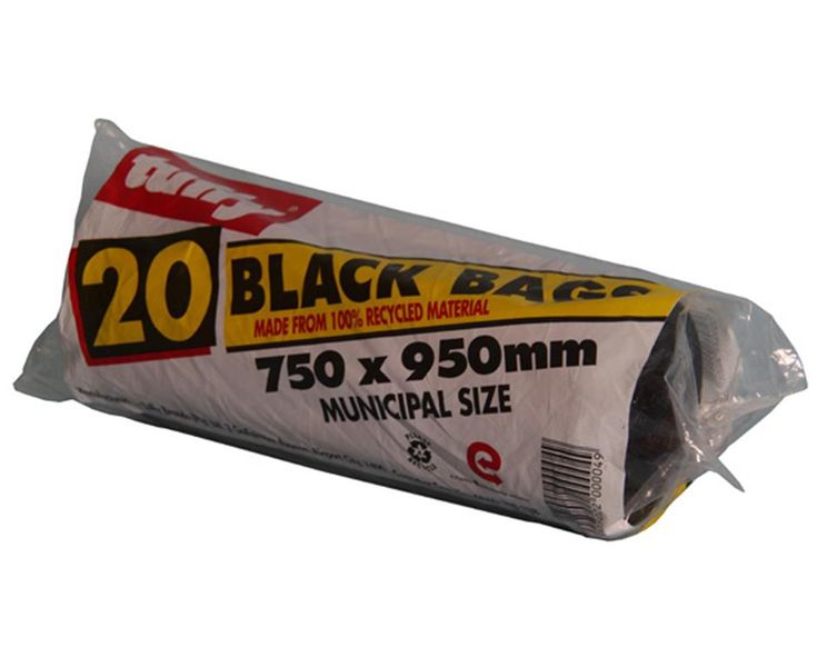 Tuffy 22 MIC Refuse Bag - Black (Roll of 20)