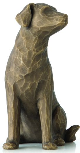 Willow Tree - Love my dog Figure - Dark