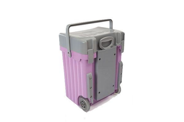 Grey Lid With Lilac Body image