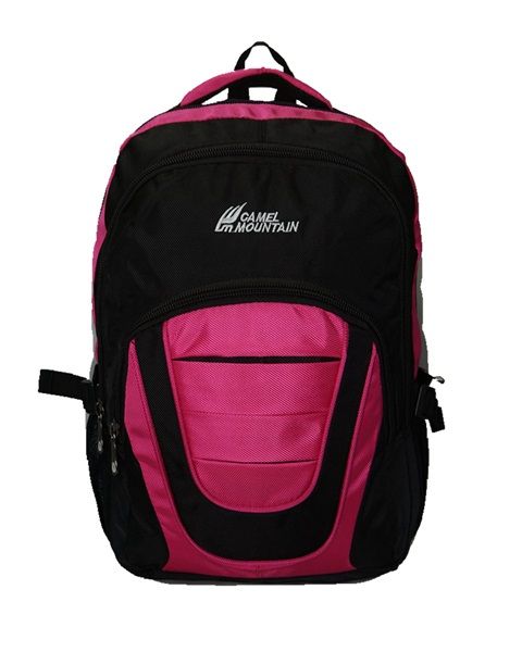 Camel Mountain Laptop Backpack - Pink
