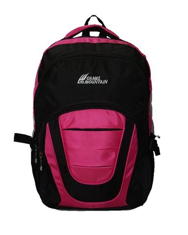 Camel Mountain Laptop Backpack - Pink & Black | Buy Online in South ...